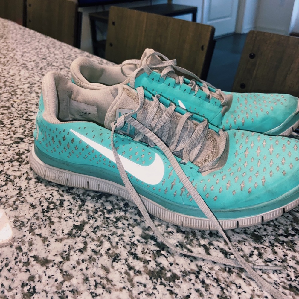 COPY - COPY - Tiffany Blue Nike Free Run 3.0